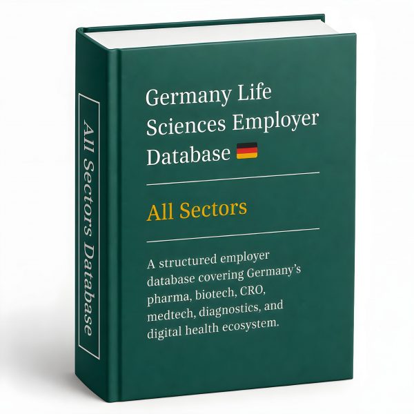 X Germany Life Sciences Employer Database (All Sectors)