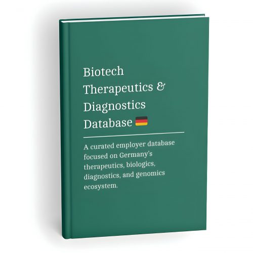 X Germany Biotech Therapeutics & Diagnostics Database